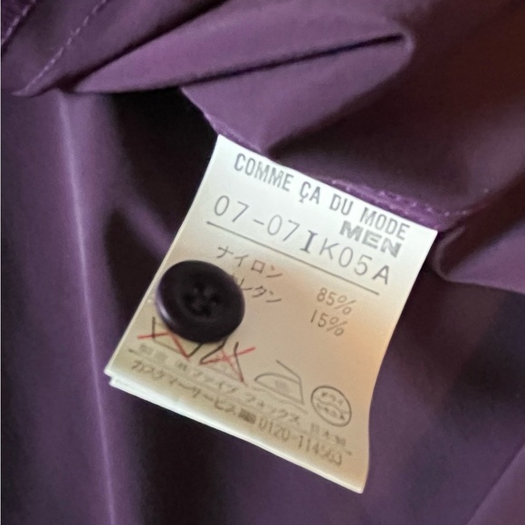 Comme Ca du Mode formal shirt. Plum Purple. Size 3 - Picture 6 of 10